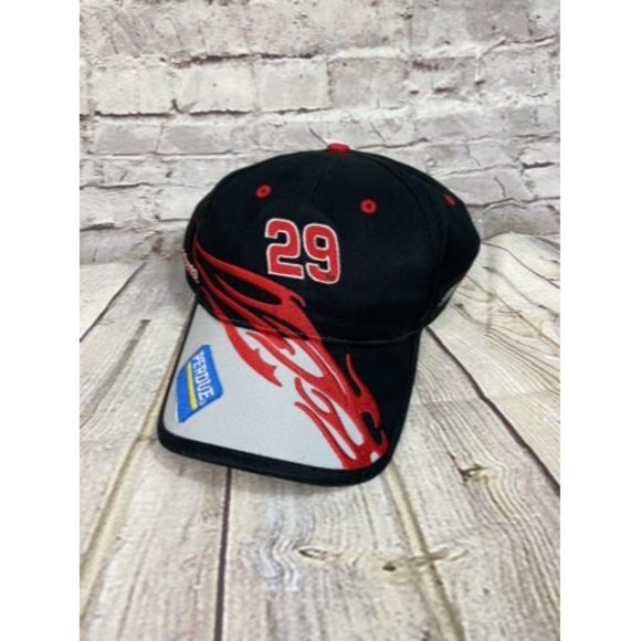 GM Goodwrench Nascar Baseball Cap  Kevin Harvick #29 Strapback Black Classic - Picture 1 of 6